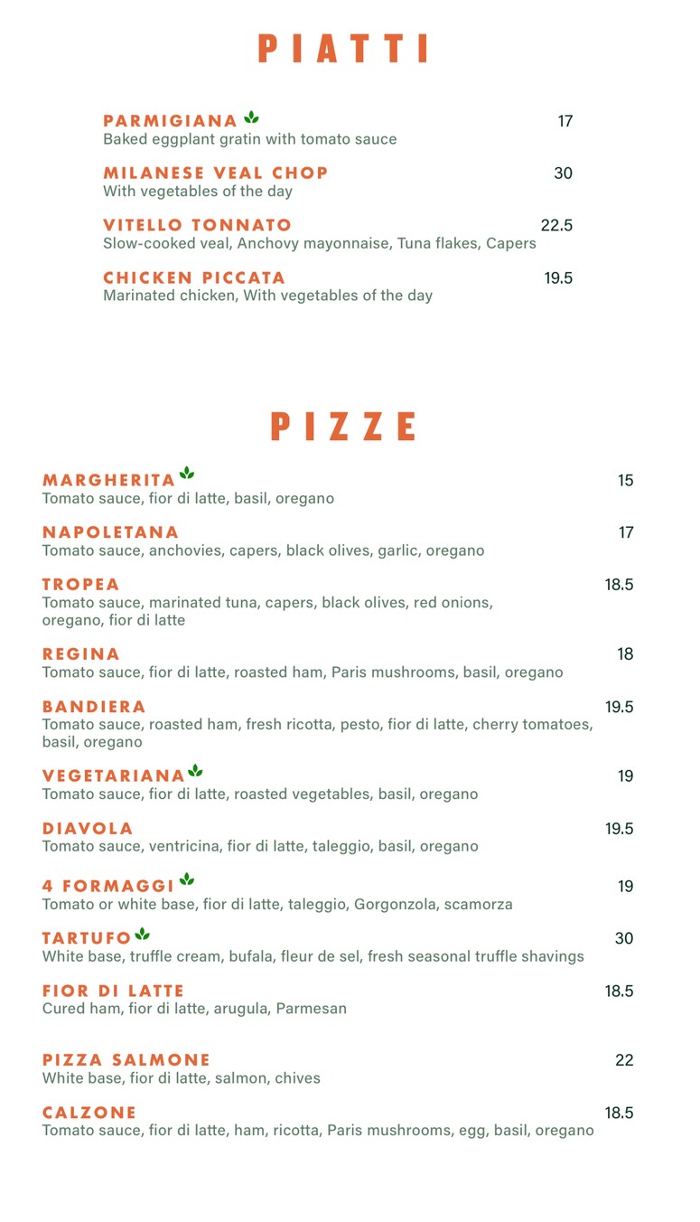 Enza Famiglia menu 3