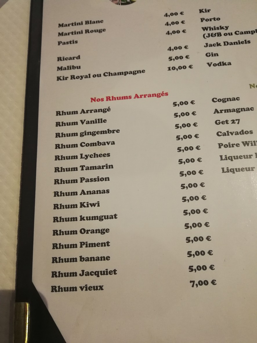 Cacao des îles - Ivry-sur-Seine menu 2