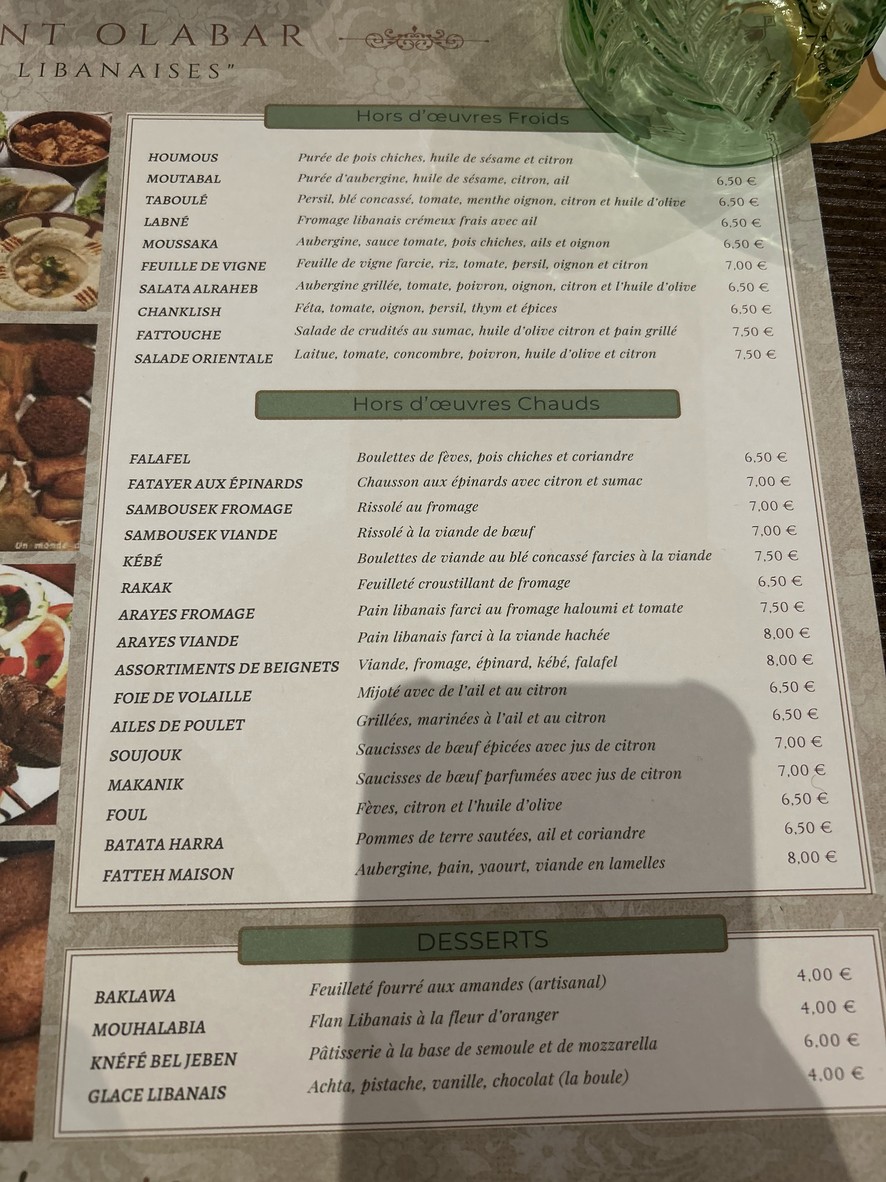 Olabar menu 2
