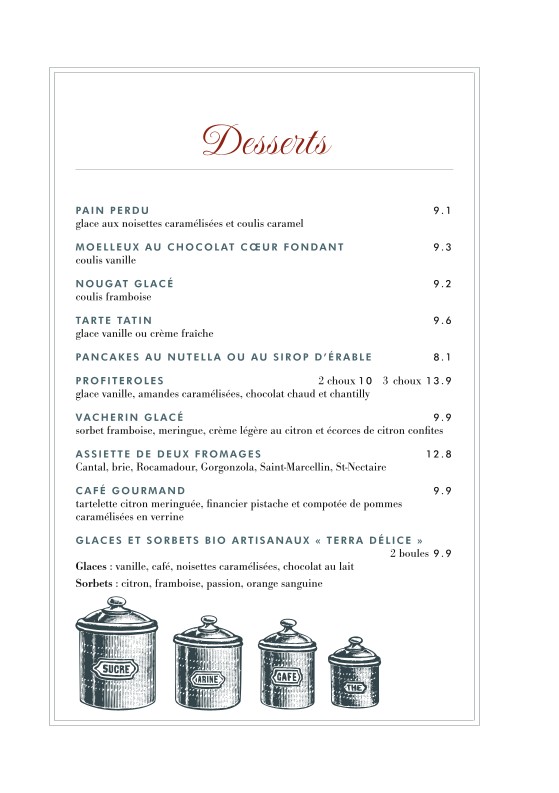 Gustave menu 3