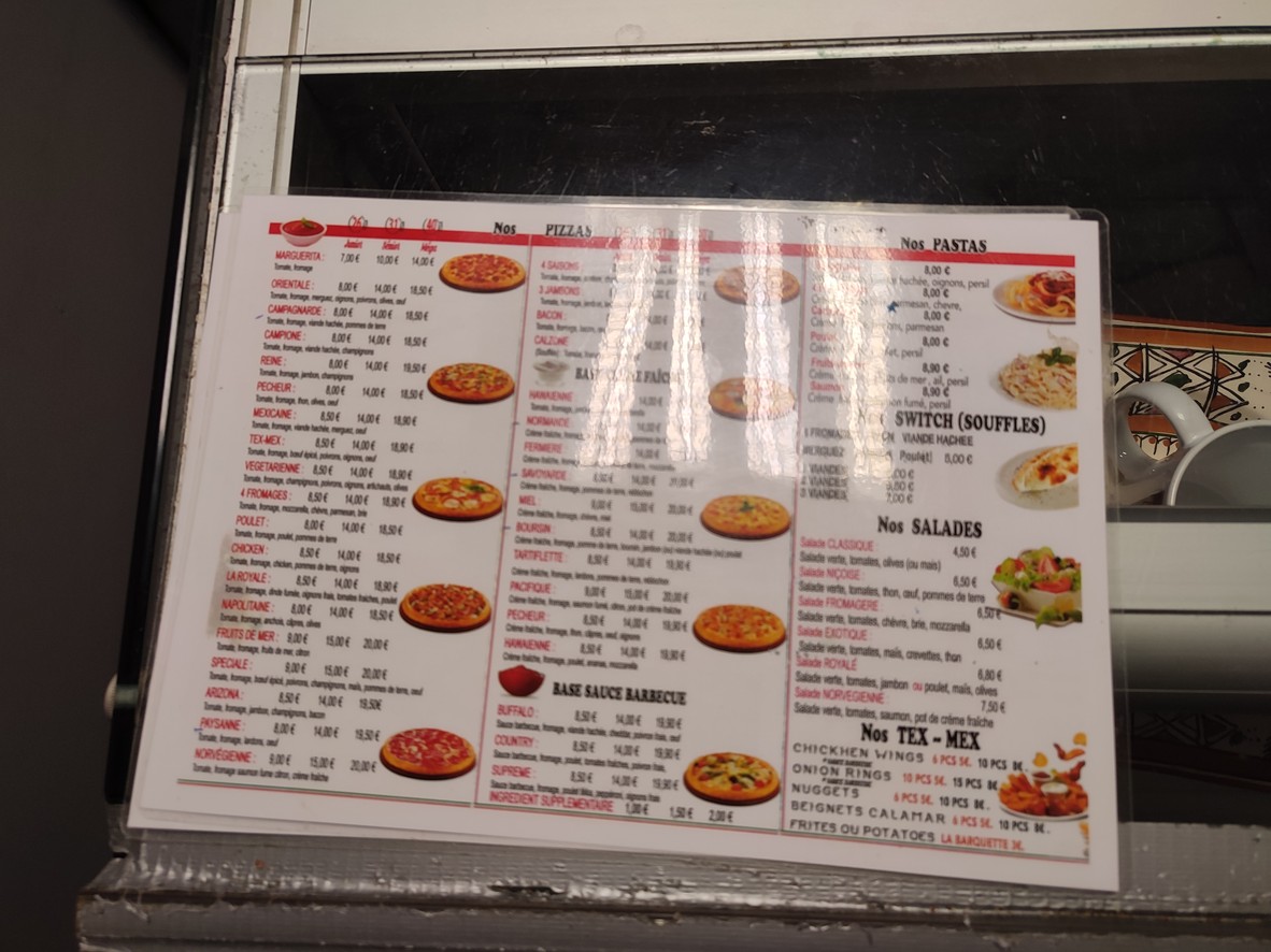 Royal pizza menu 2
