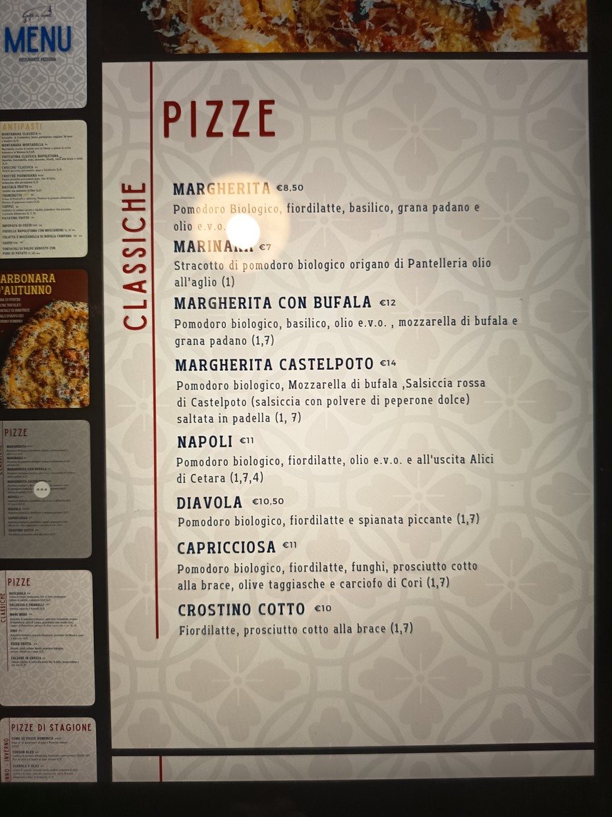 Golfo di Napoli menu 2
