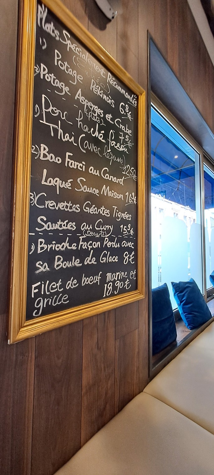 Le Lotus Bleu menu 1
