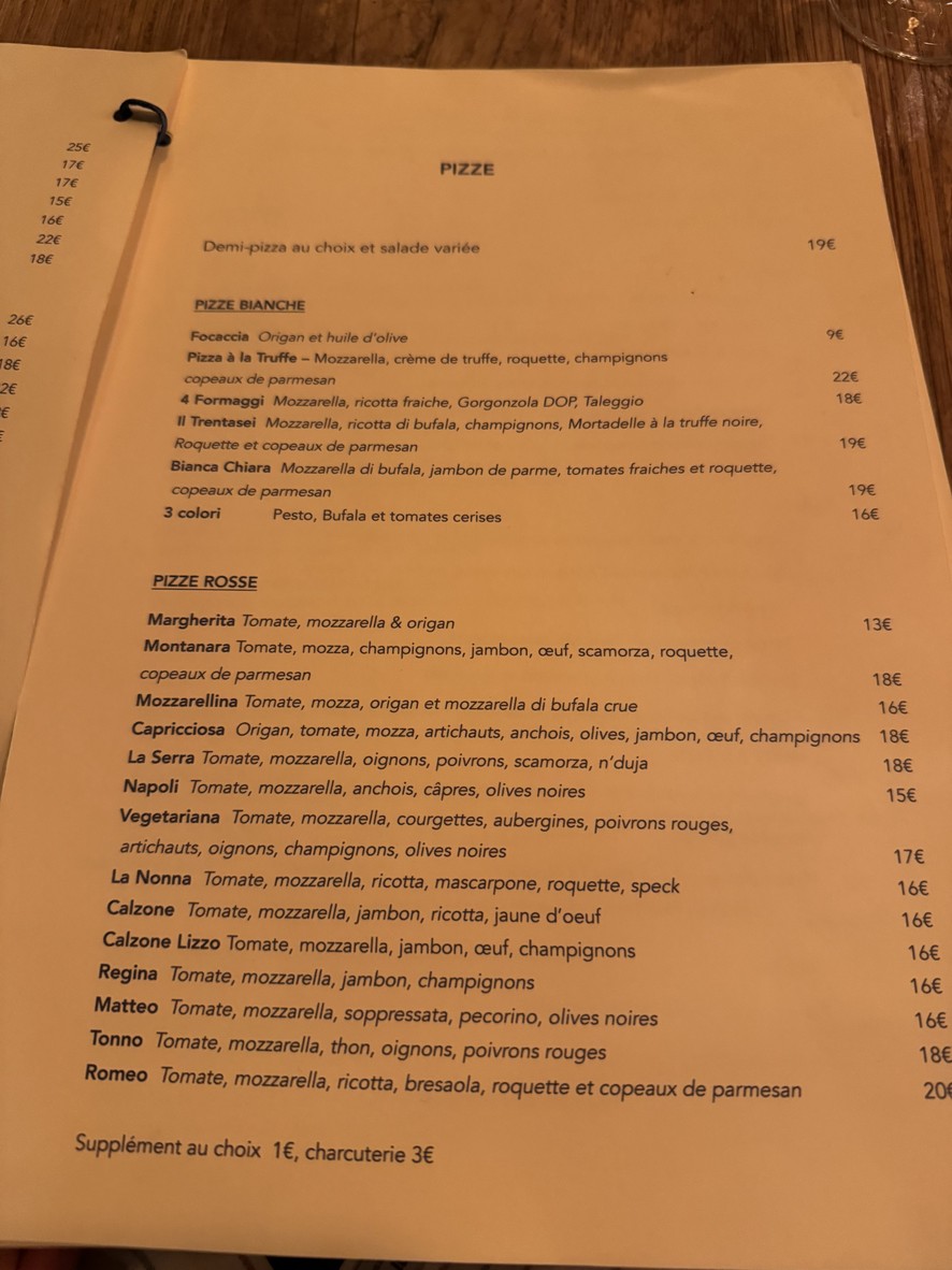 Il Trentasei menu 4