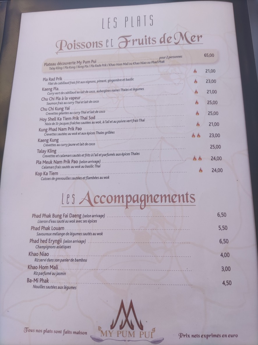 My Pum Pui 🇹🇭 menu 3