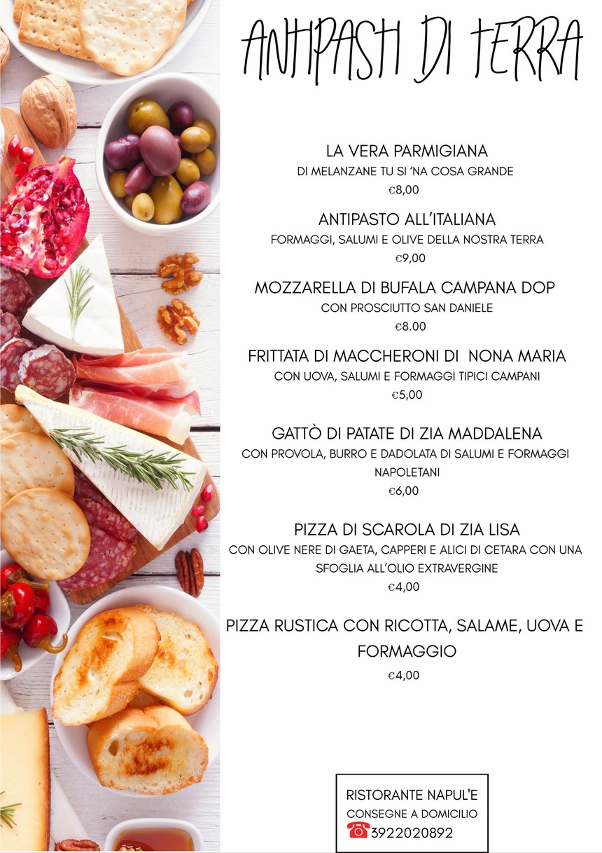 Napul'è Ristorante Pizzeria menu 1