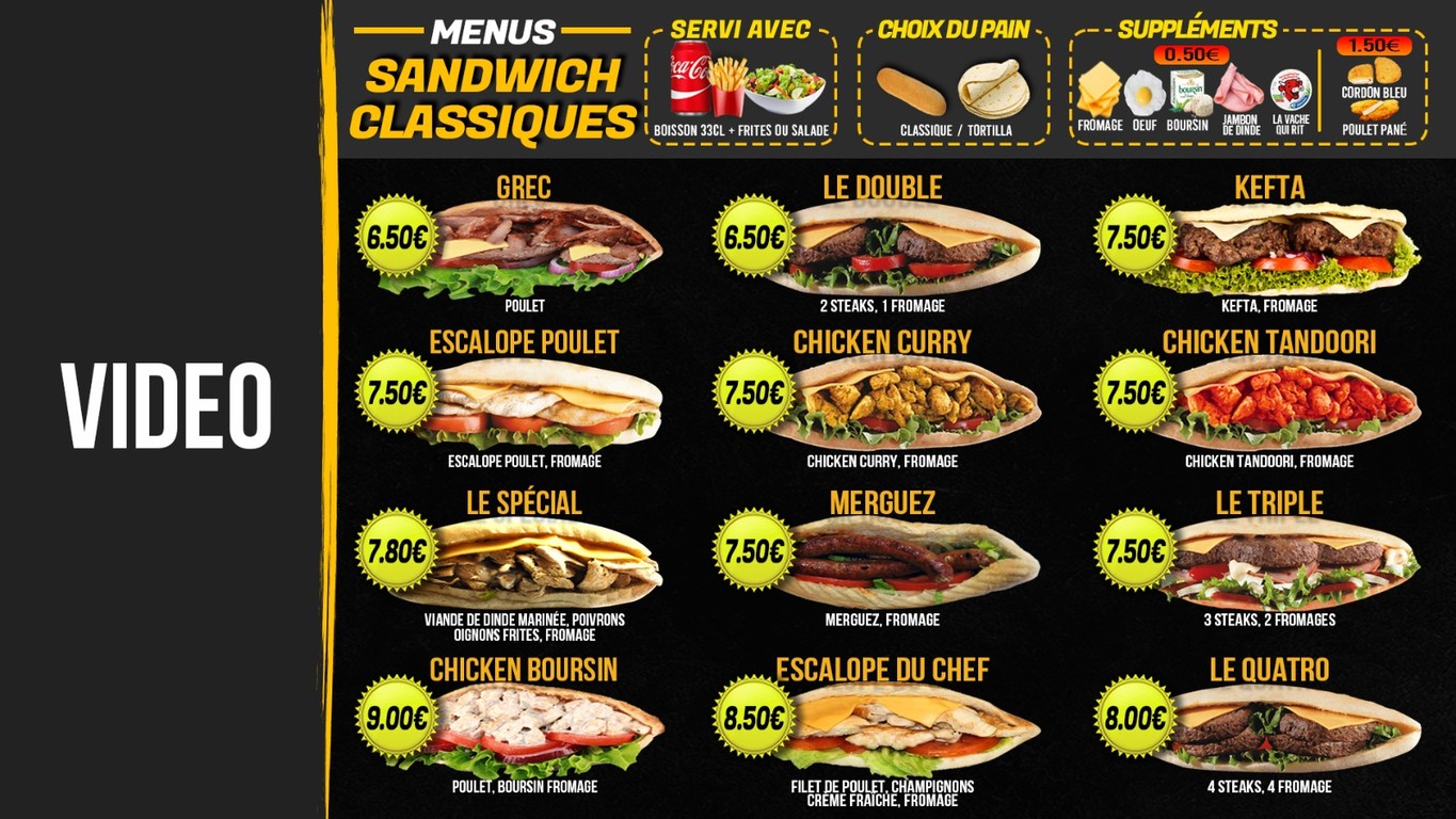 Restaurant Des Amis 3 menu 2