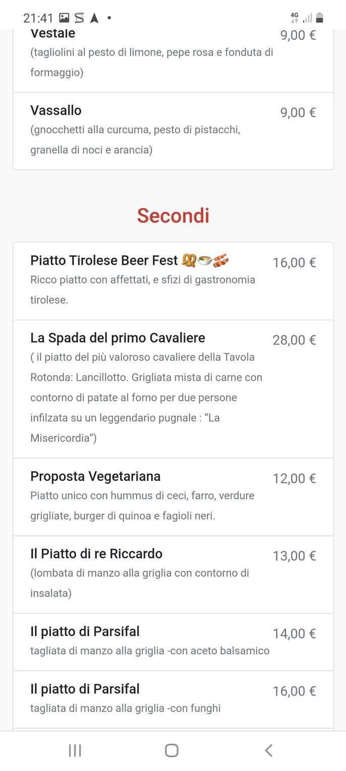 Avalon Risto Pub menu 3