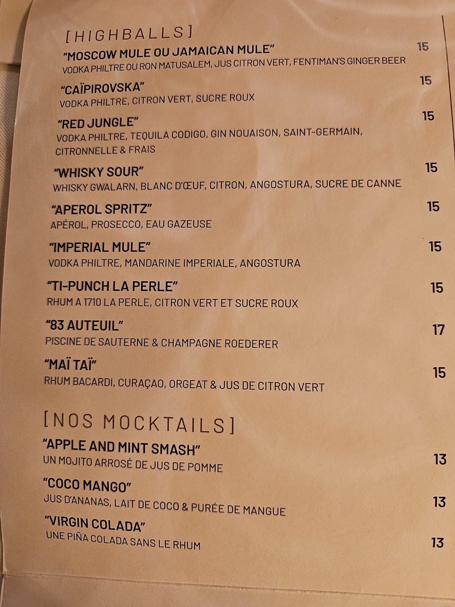 Le Murat menu 4