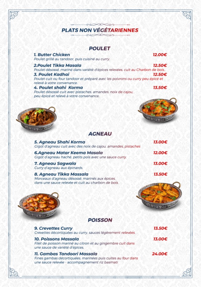 Kalki - Restaurant Indien menu 3