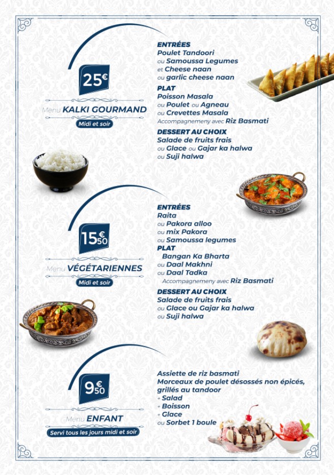 Kalki - Restaurant Indien menu 5