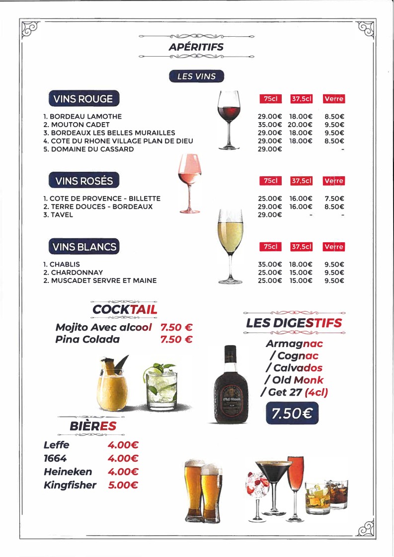 Kalki - Restaurant Indien menu 7