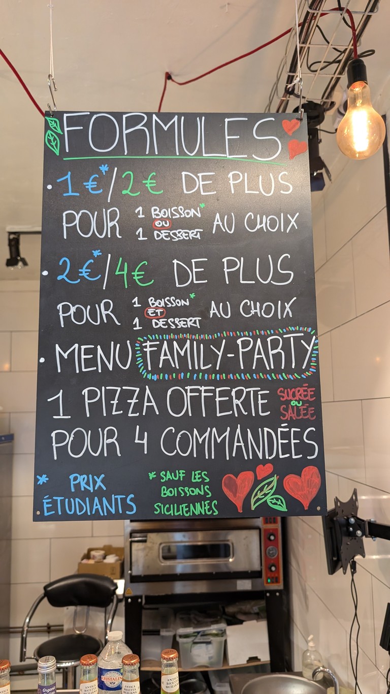La Pizzetterie - Pizza Romana menu 1