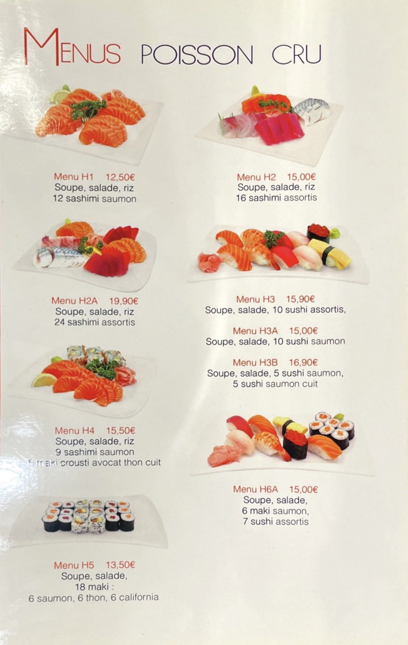 Nakashima menu 4