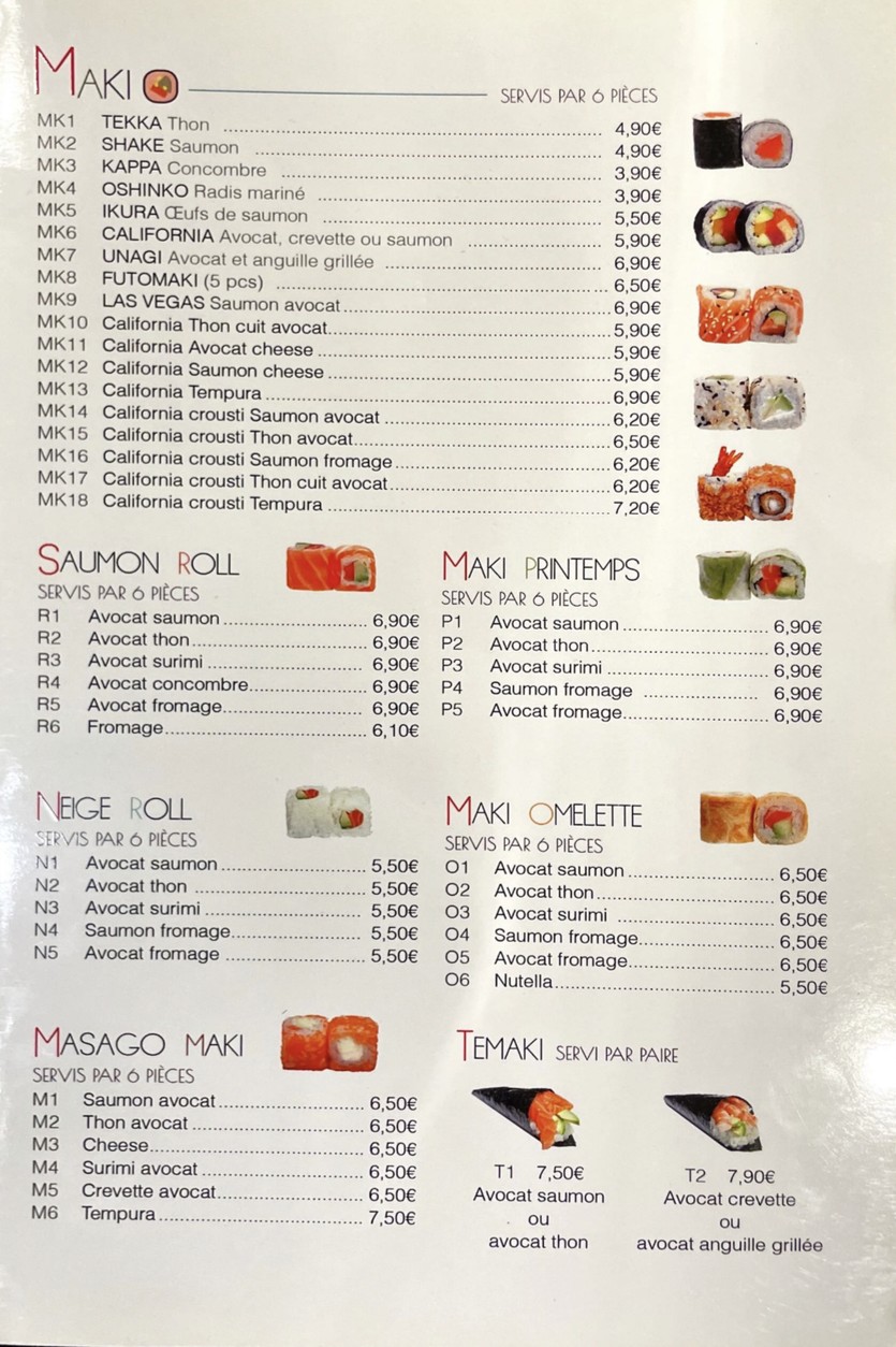 Nakashima menu 8