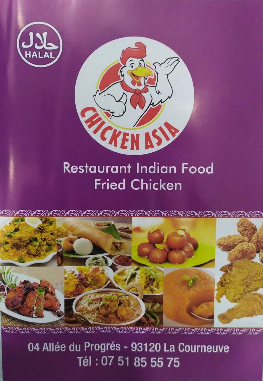 Chicken Asia menu 1