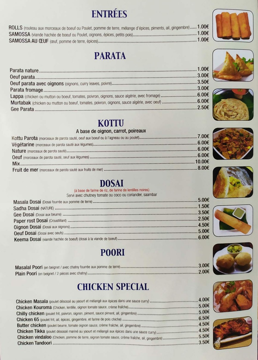 Chicken Asia menu 2