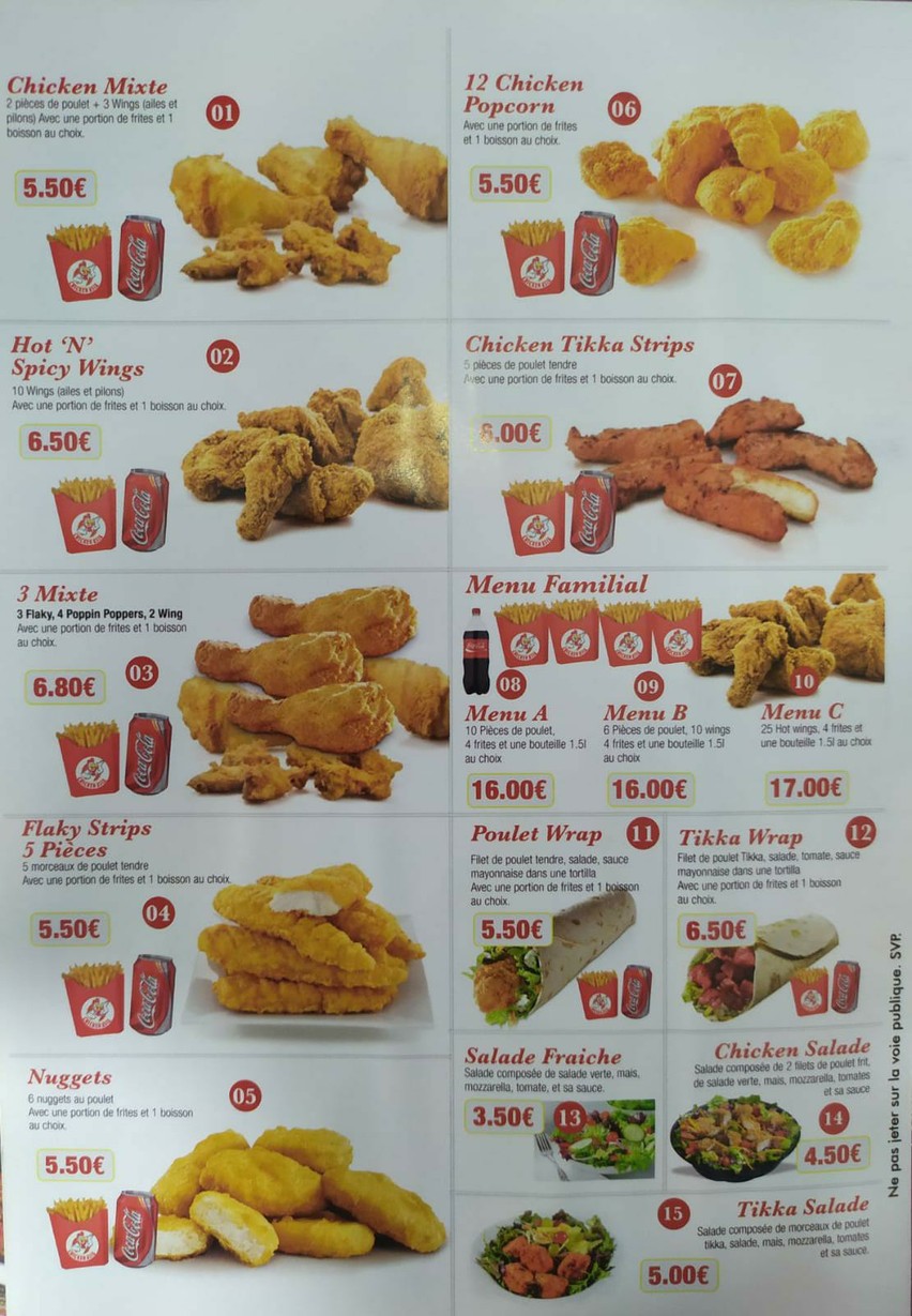 Chicken Asia menu 4
