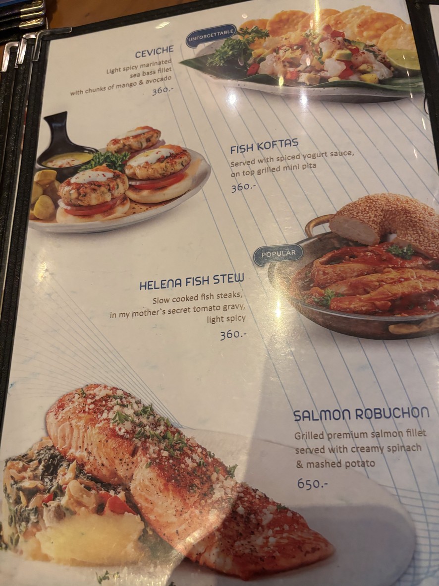 HELENA Greek Kitchen menu 1