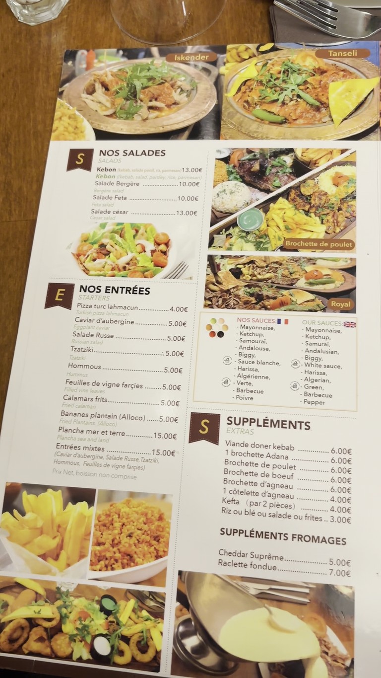 Efendi Grill House menu 1