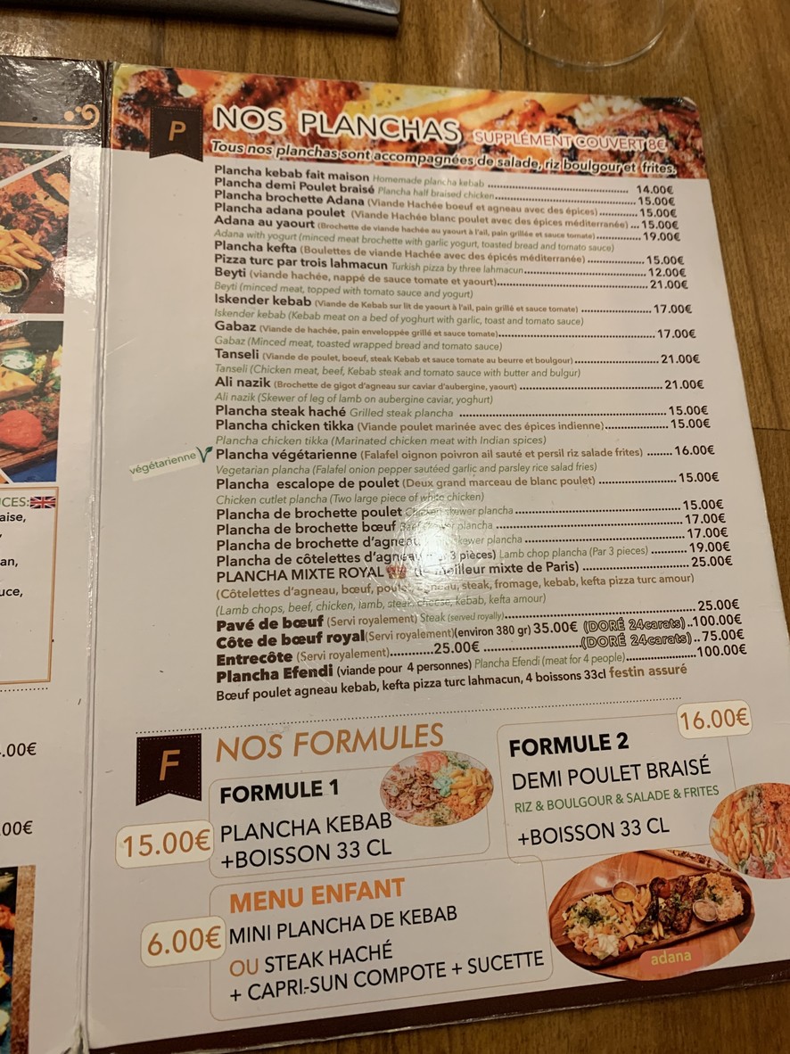 Efendi Grill House menu 2