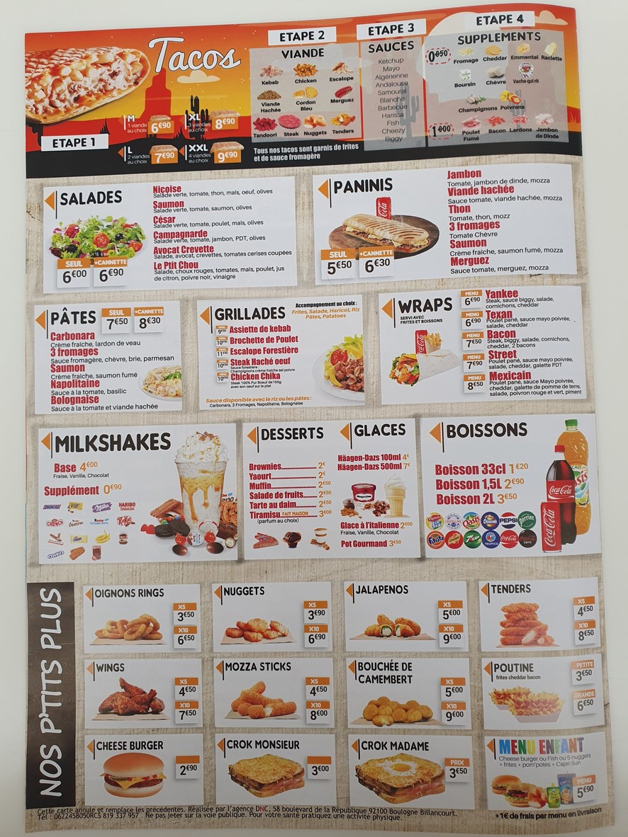 Le Halte menu 3