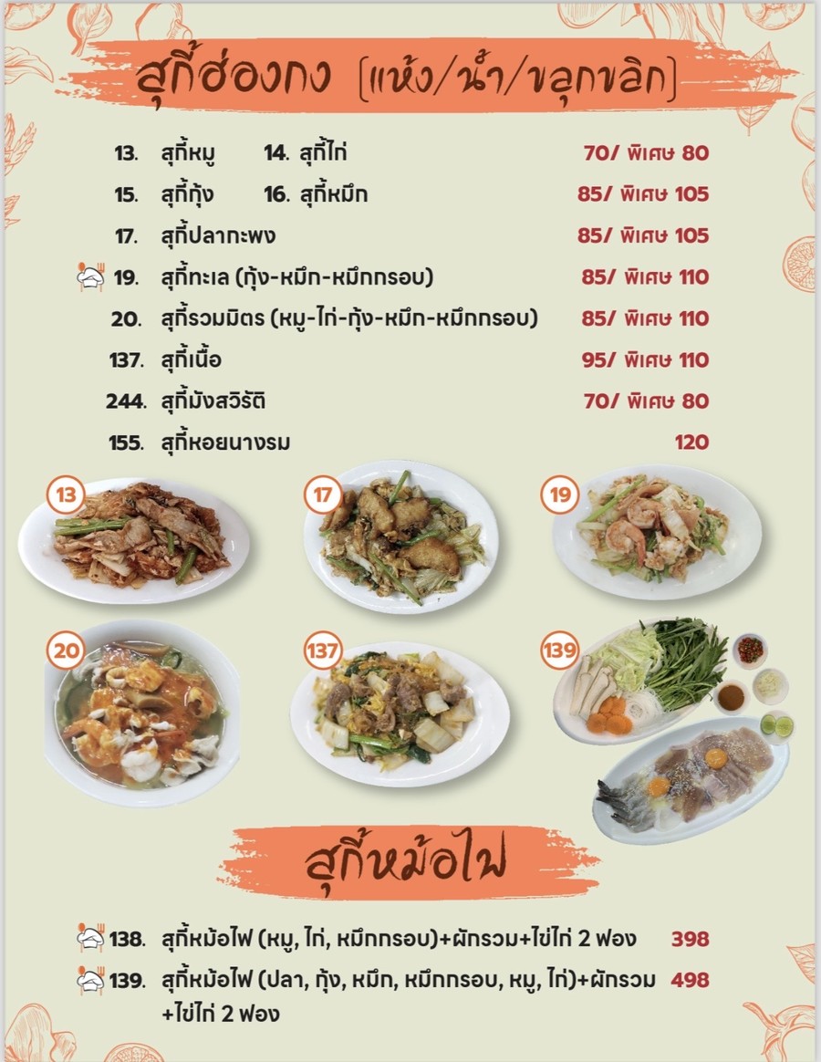 Gēw Lèik Sūkì Hónggōng Chájiè Lādíwò menu 9