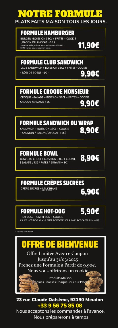 CAFÉ MEUDON (Meudon) menu 3