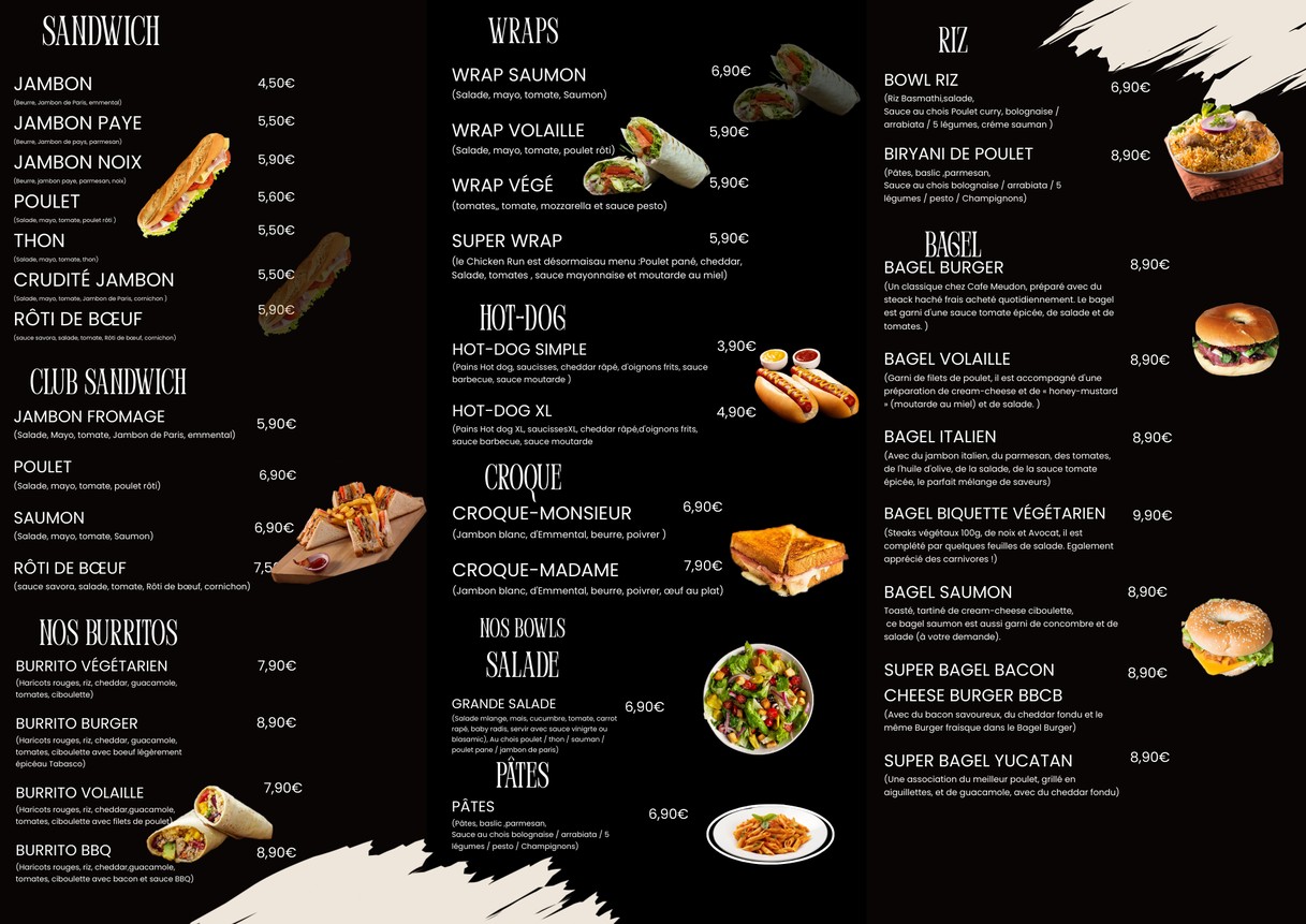 CAFÉ MEUDON (Meudon) menu 4