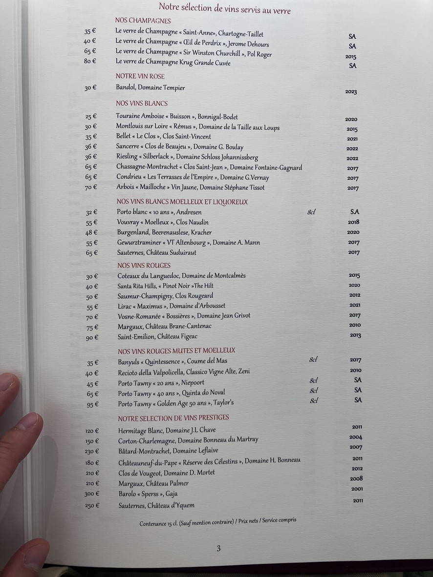 Epicure menu 2
