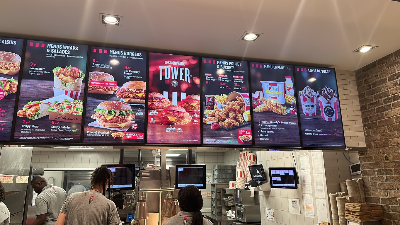 KFC menu 2