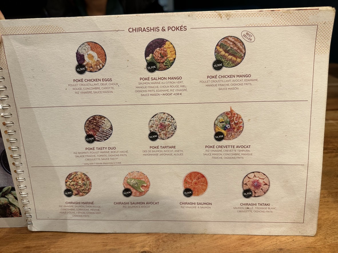 TASTY RICE CLICHY menu 2