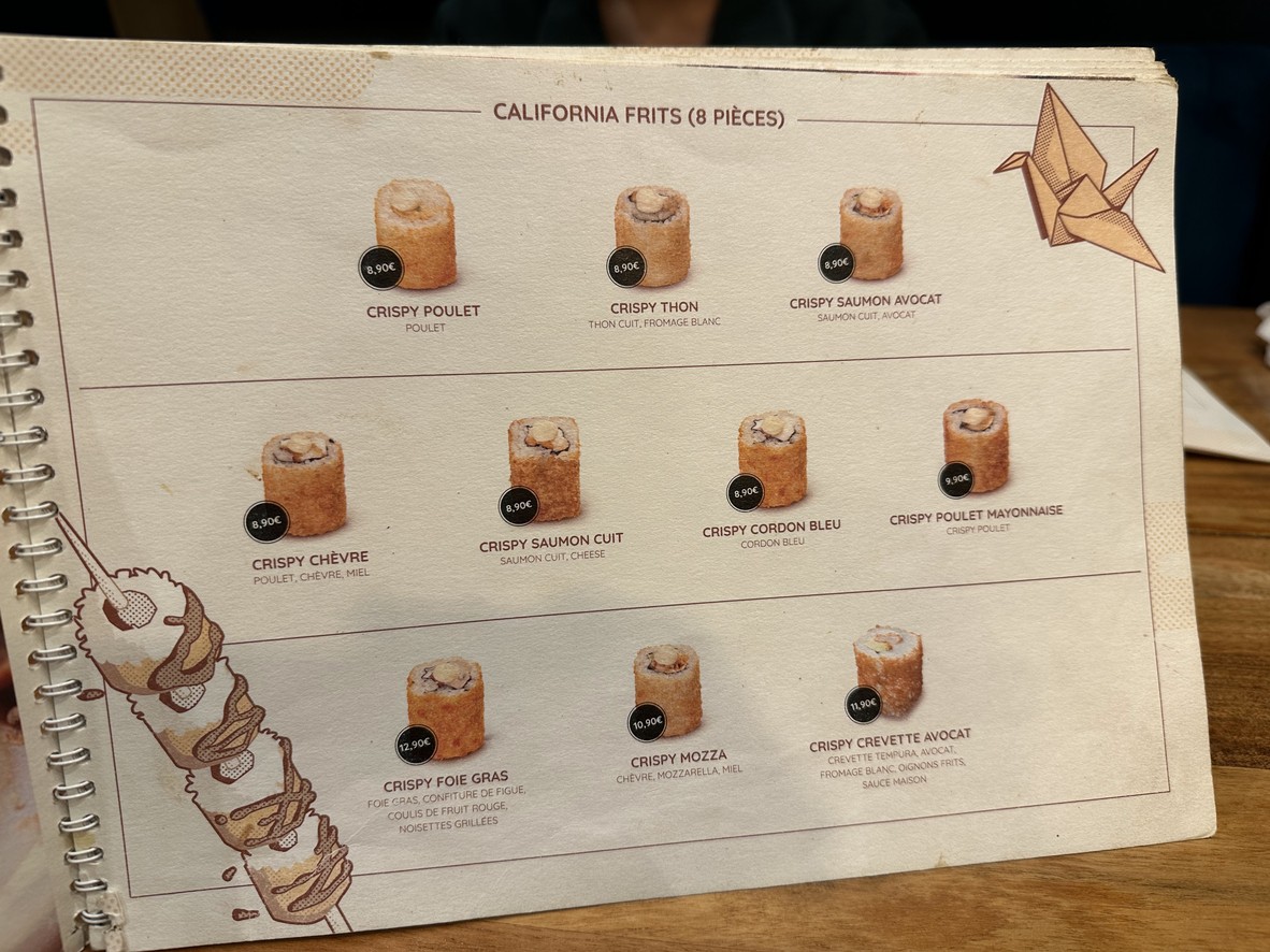 TASTY RICE CLICHY menu 4