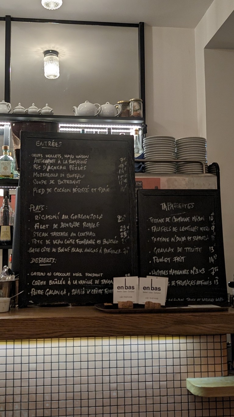 En bas menu 1