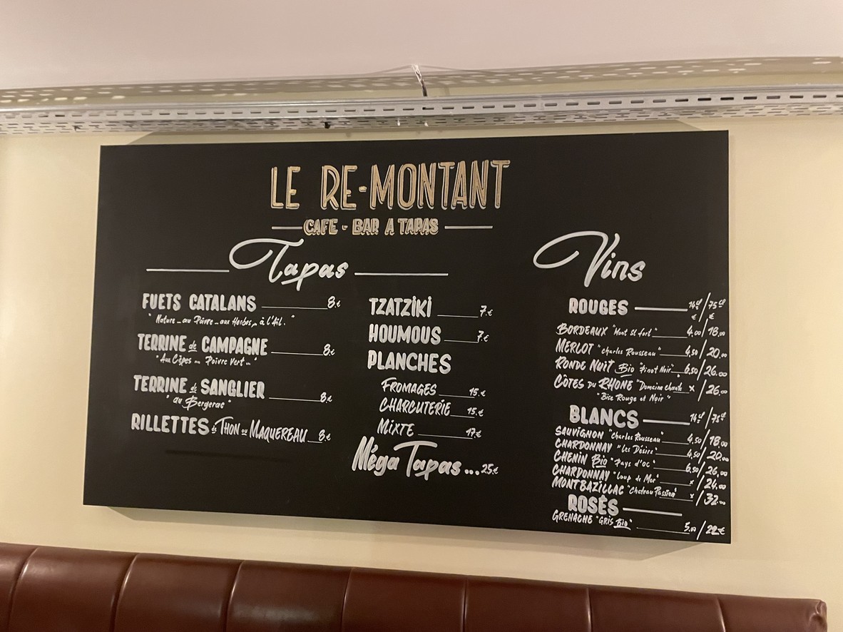 B menu 1