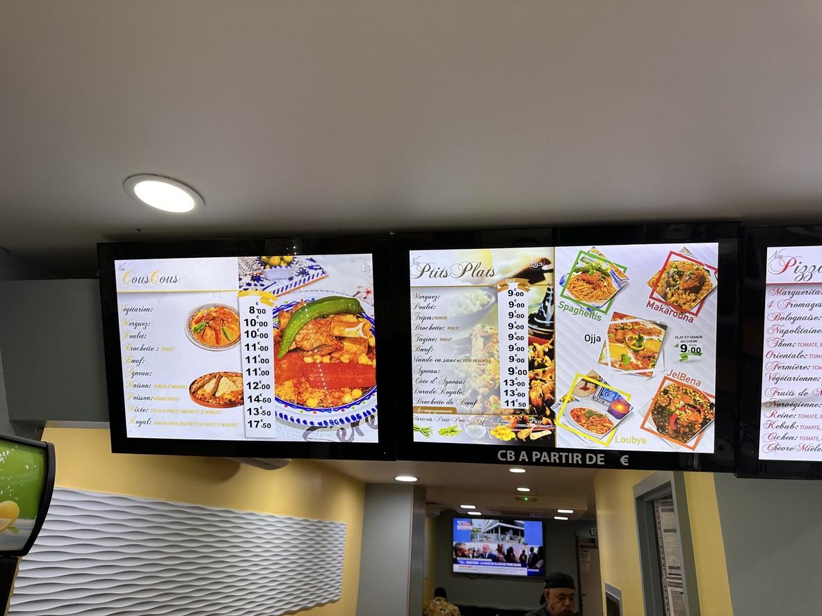 Alésia Food menu 1