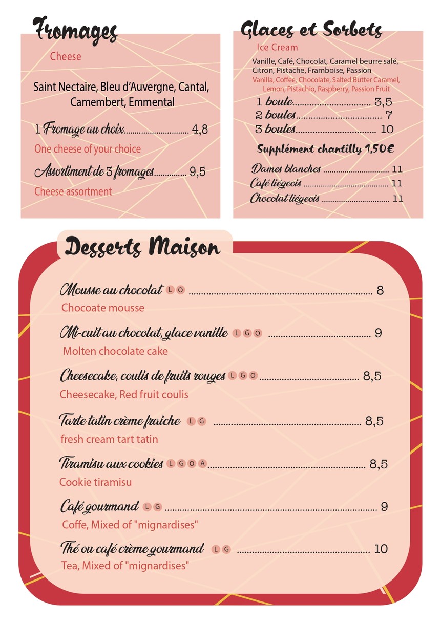 Le P'tit Lecourbe menu 7