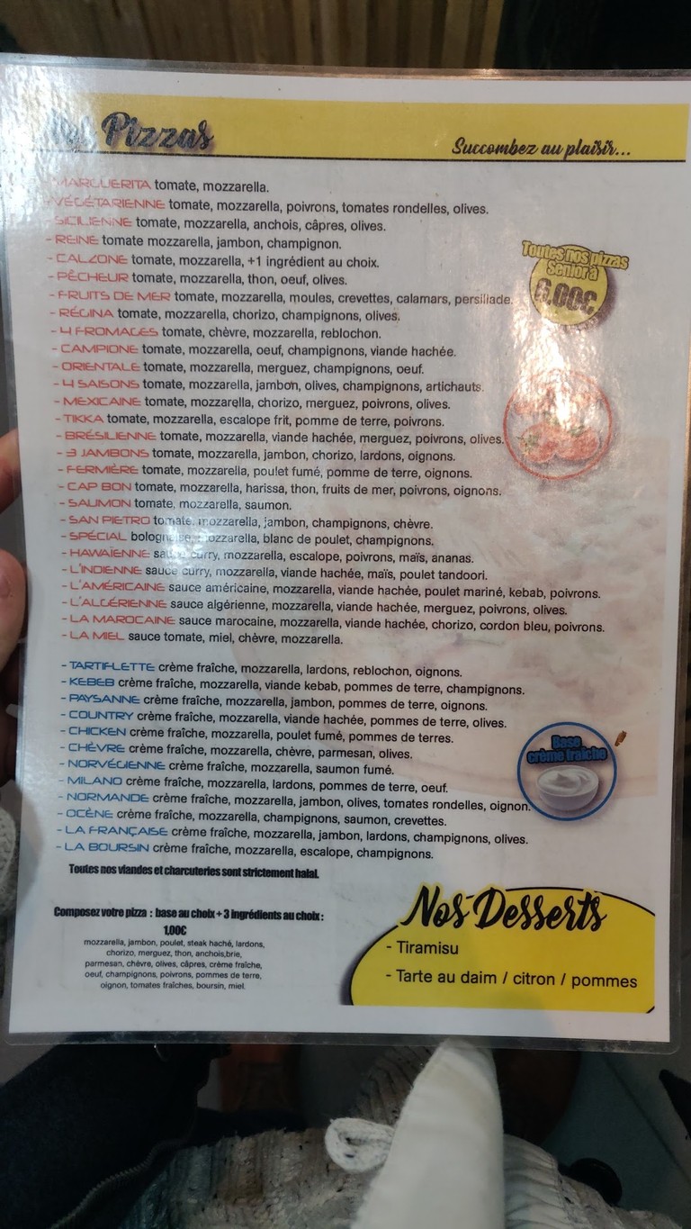 O Bon Coin menu 2