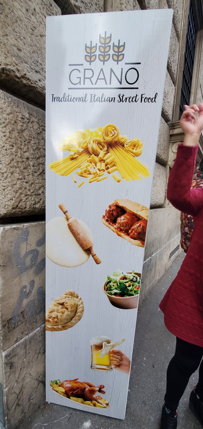 Grano Street Food | Pizza Romana menu 1
