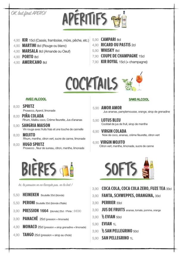 Piccola Italia menu 4