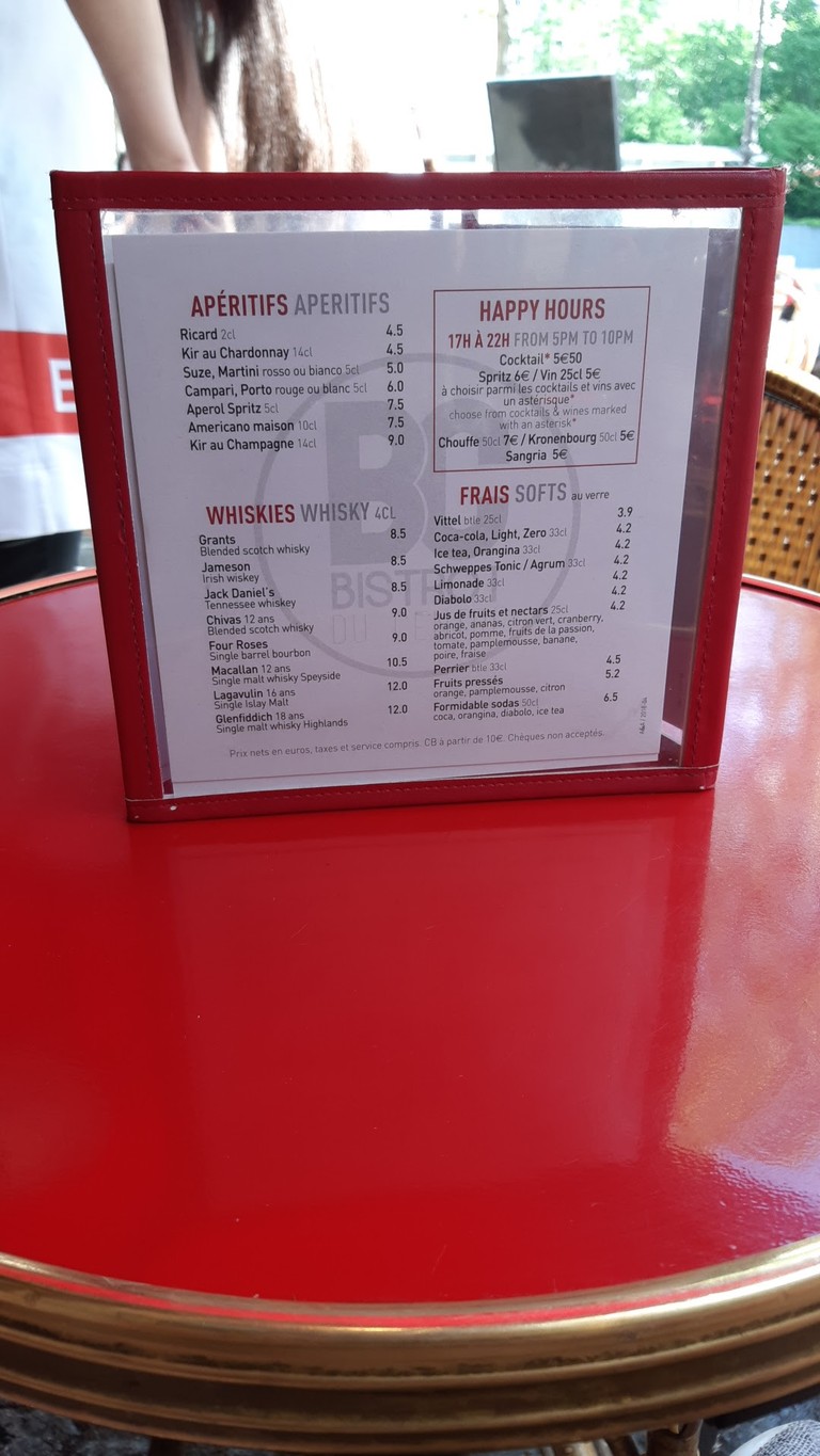 The Center Bistro menu 2