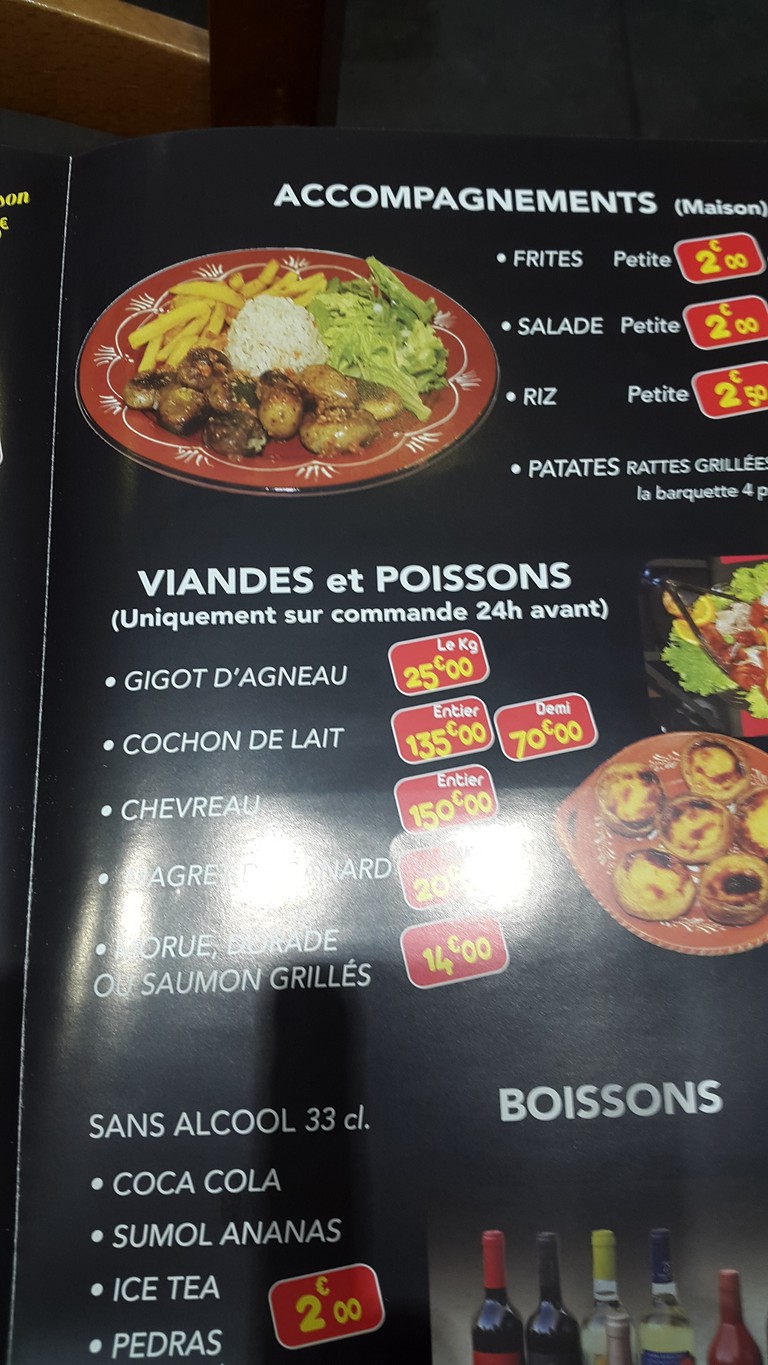 Churrasqueira Janela menu 2
