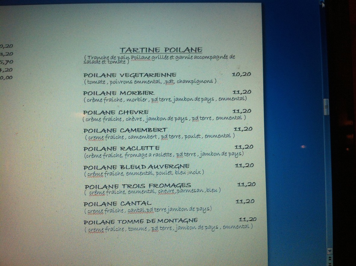 Kikafaim menu 1