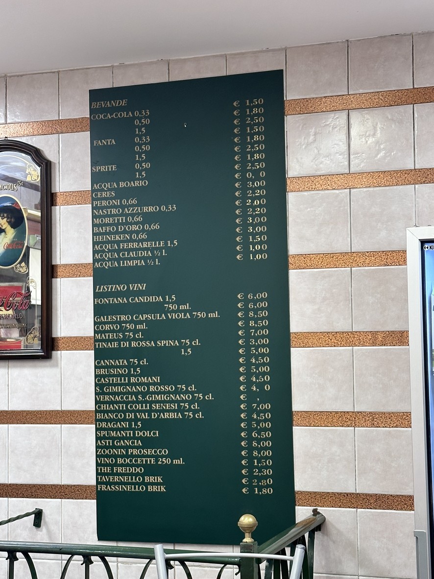 Lo Sfizio 63 S.R.L. menu 2