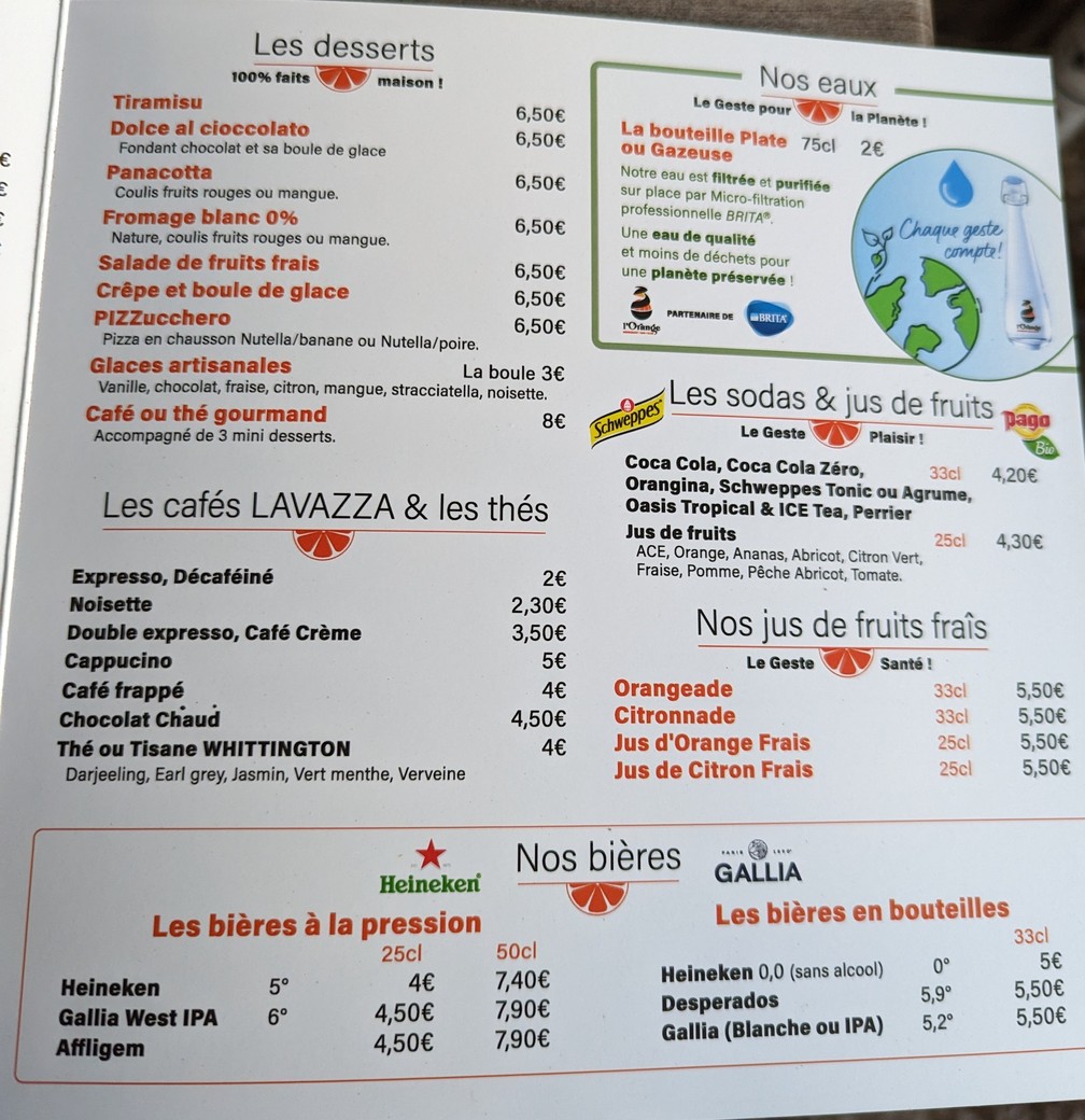 l'Orange menu 3