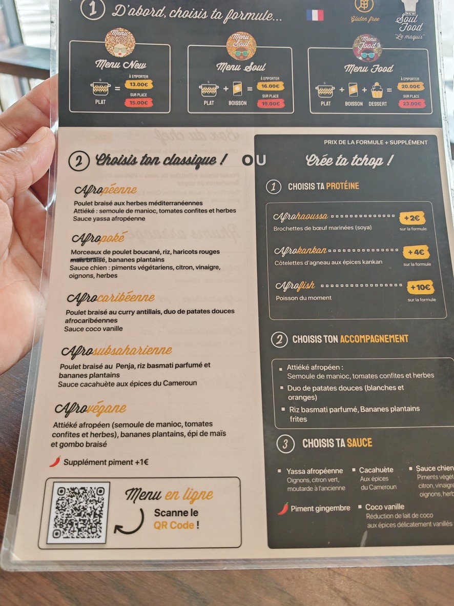 New Soul Food Le Maquis · et FoodTruck menu 1