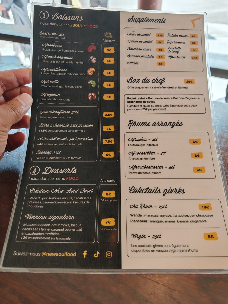 New Soul Food Le Maquis · et FoodTruck menu 2