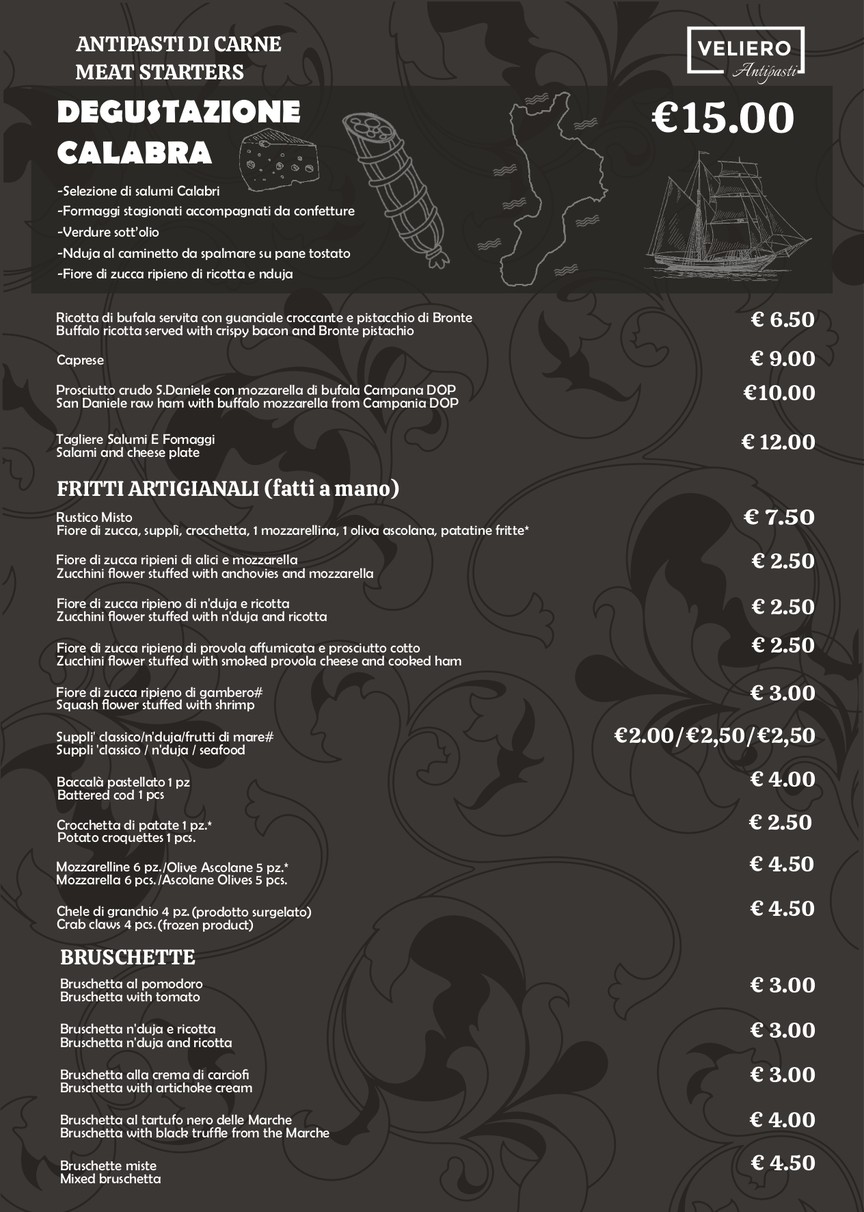 Ristorante Pizzeria Il Veliero menu 1