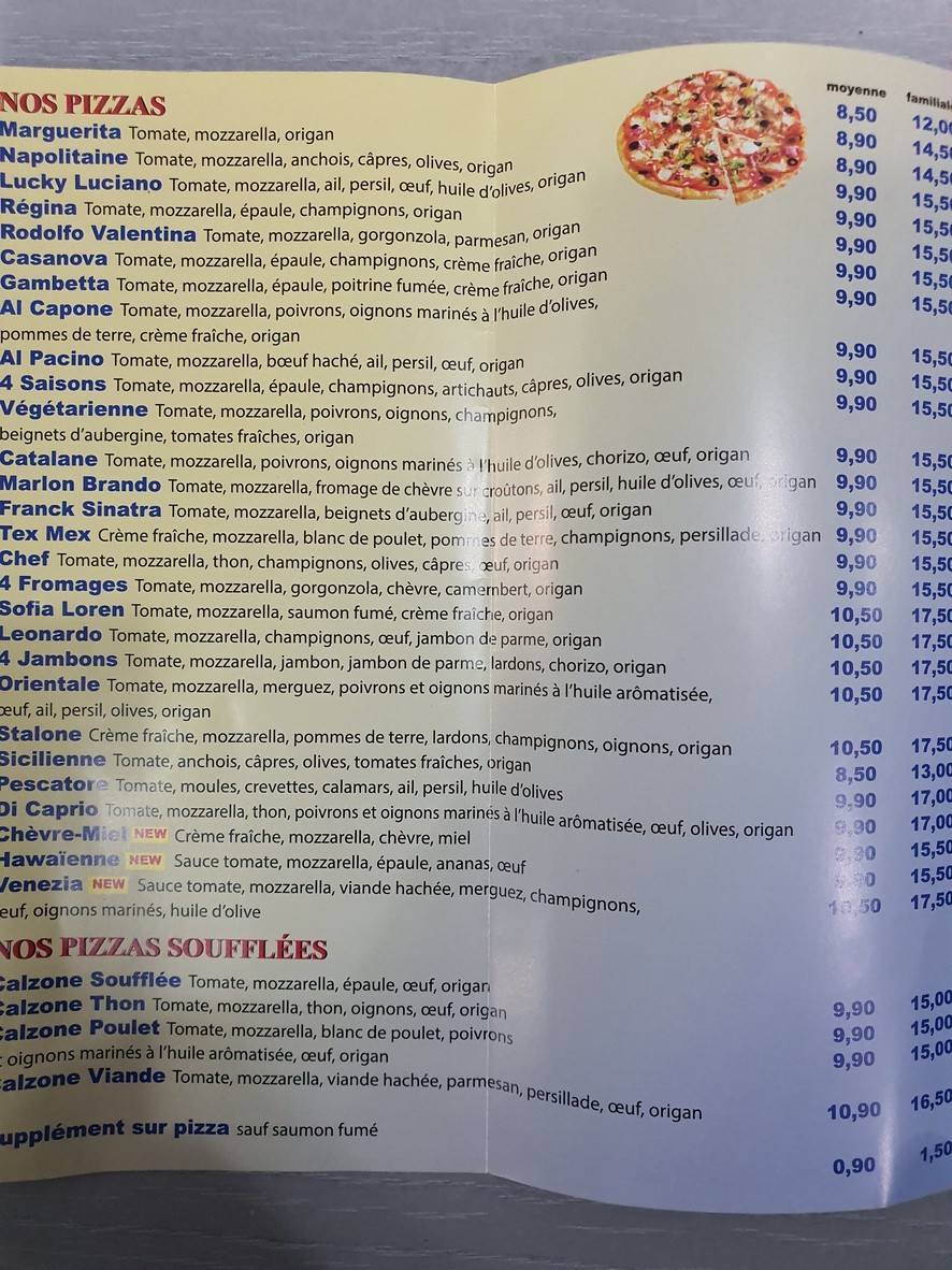 Latino Pizza menu 3