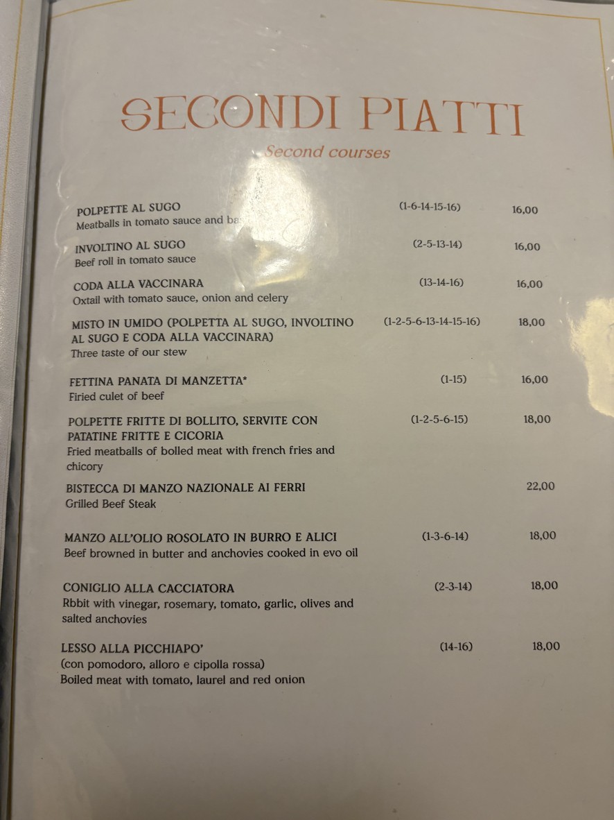 Flavio al Velavevodetto ai Quiriti menu 3